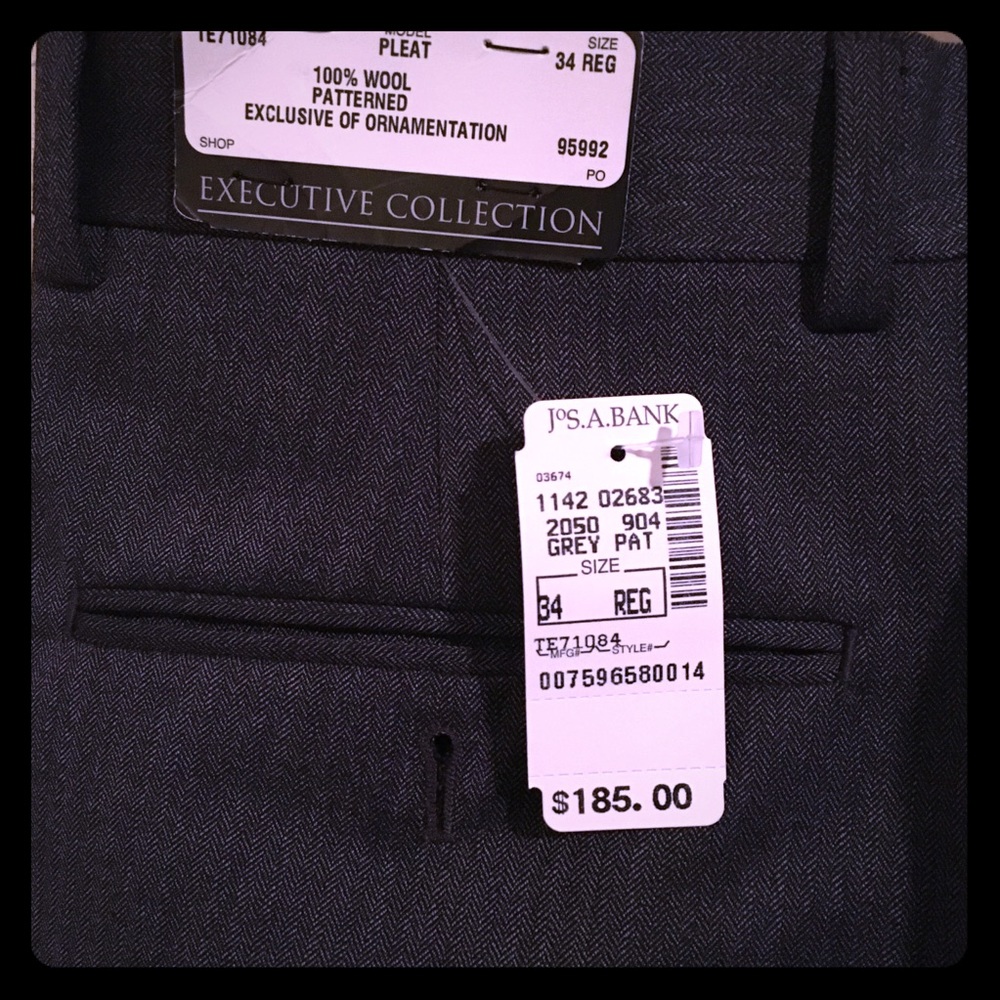 Jos. A Bank NWT Wool dress pants slacks trousers